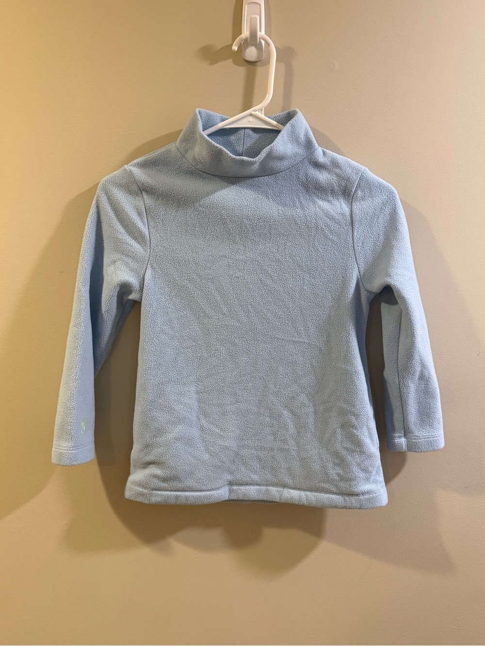 Dudley Stephens Light Blue Kids Fleece Turtleneck